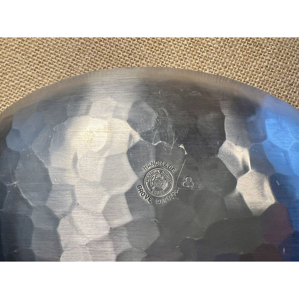 Wendell August Forge Hand Forged Metal Pittsburgh PA Plate - Picture 8 of 11